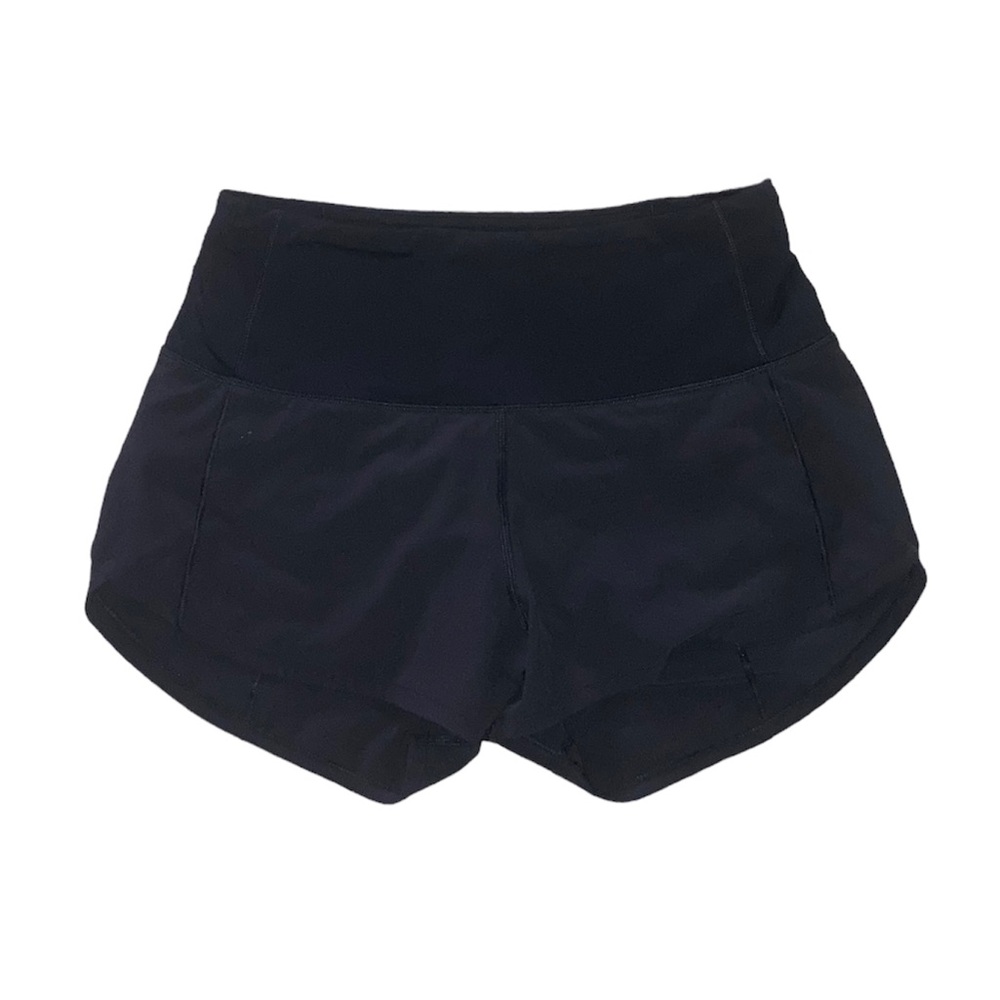 Lululemon Speed Up HR Short 2.5" Lined Size 2 Black